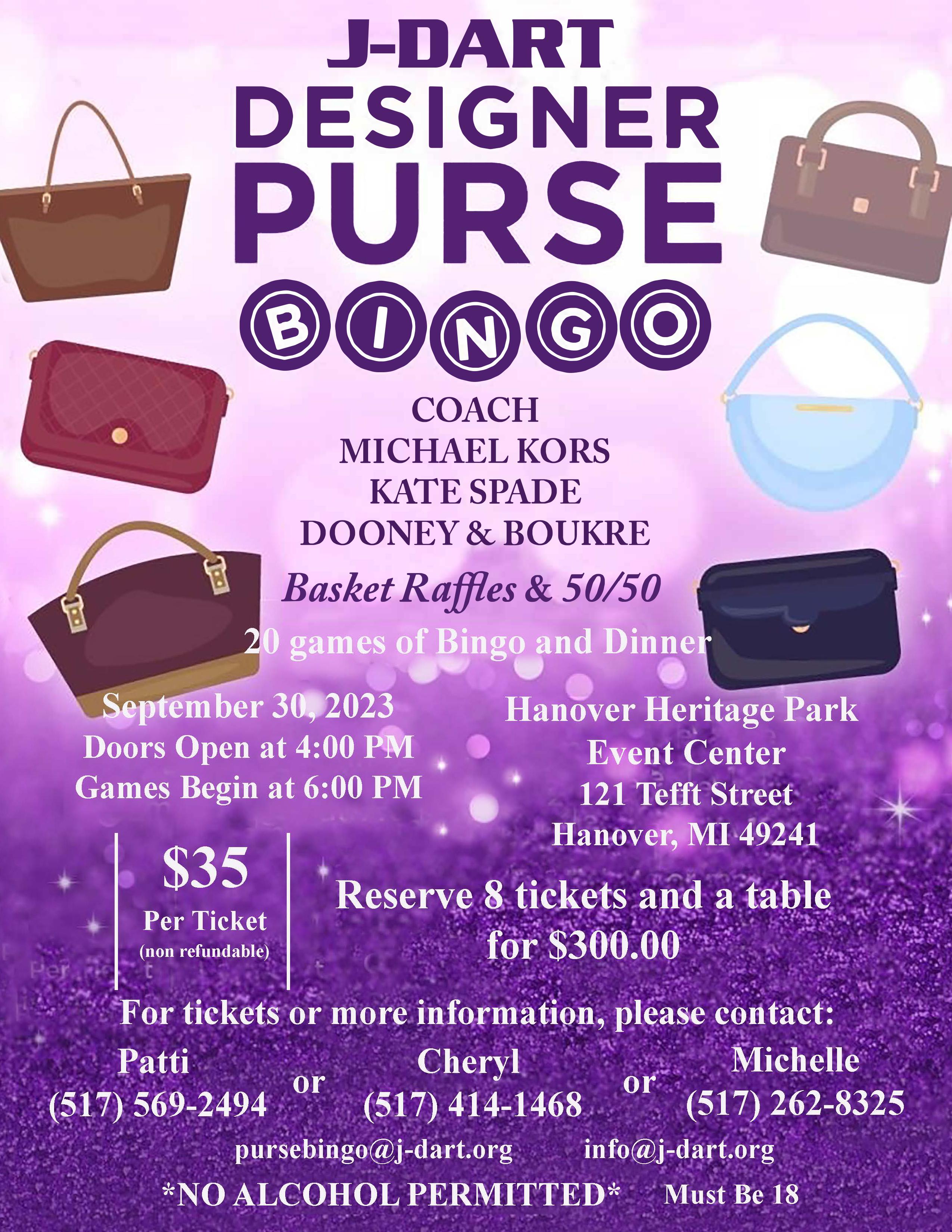 2023 Purse Bingo Flyer
